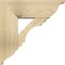Ekena Millwork Olympic Traditional Rough Sawn Bracket w/ Offset Brace, Douglas Fir, 8"W x 22"D x 22"H BKT0806X22X22OLY01RDF - alternate 4
